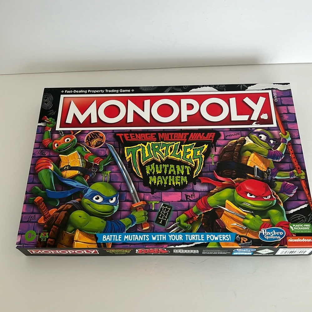 New Never Opened Monopoly: Teenage Mutant Ninja Turtles Edition